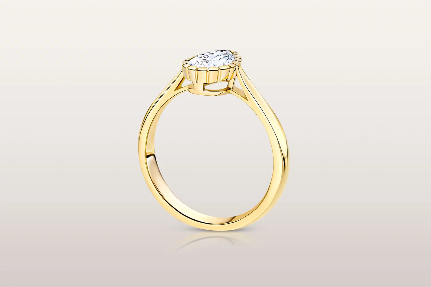 Eternity Pear Ring