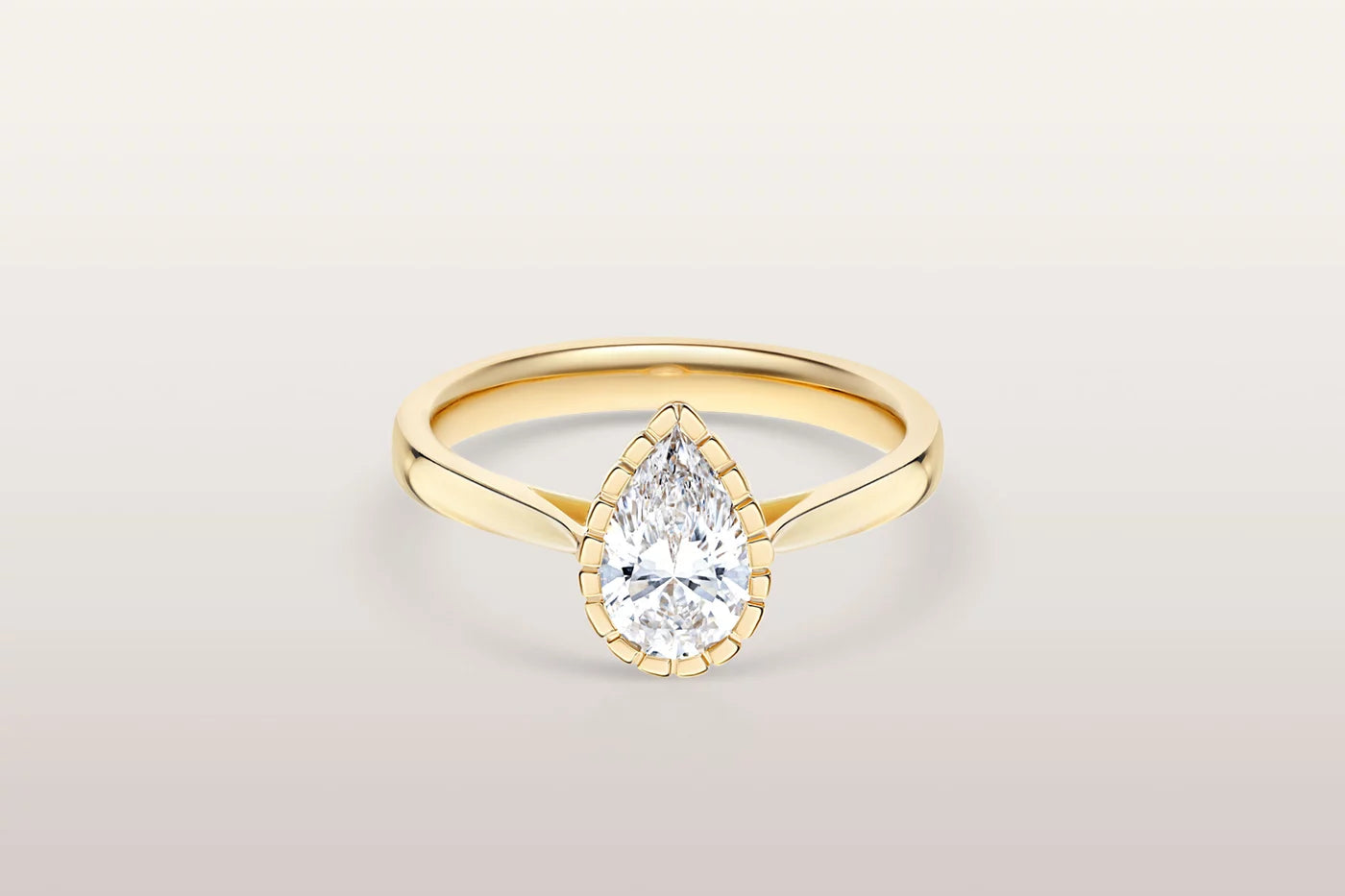 Eternity Pear Ring