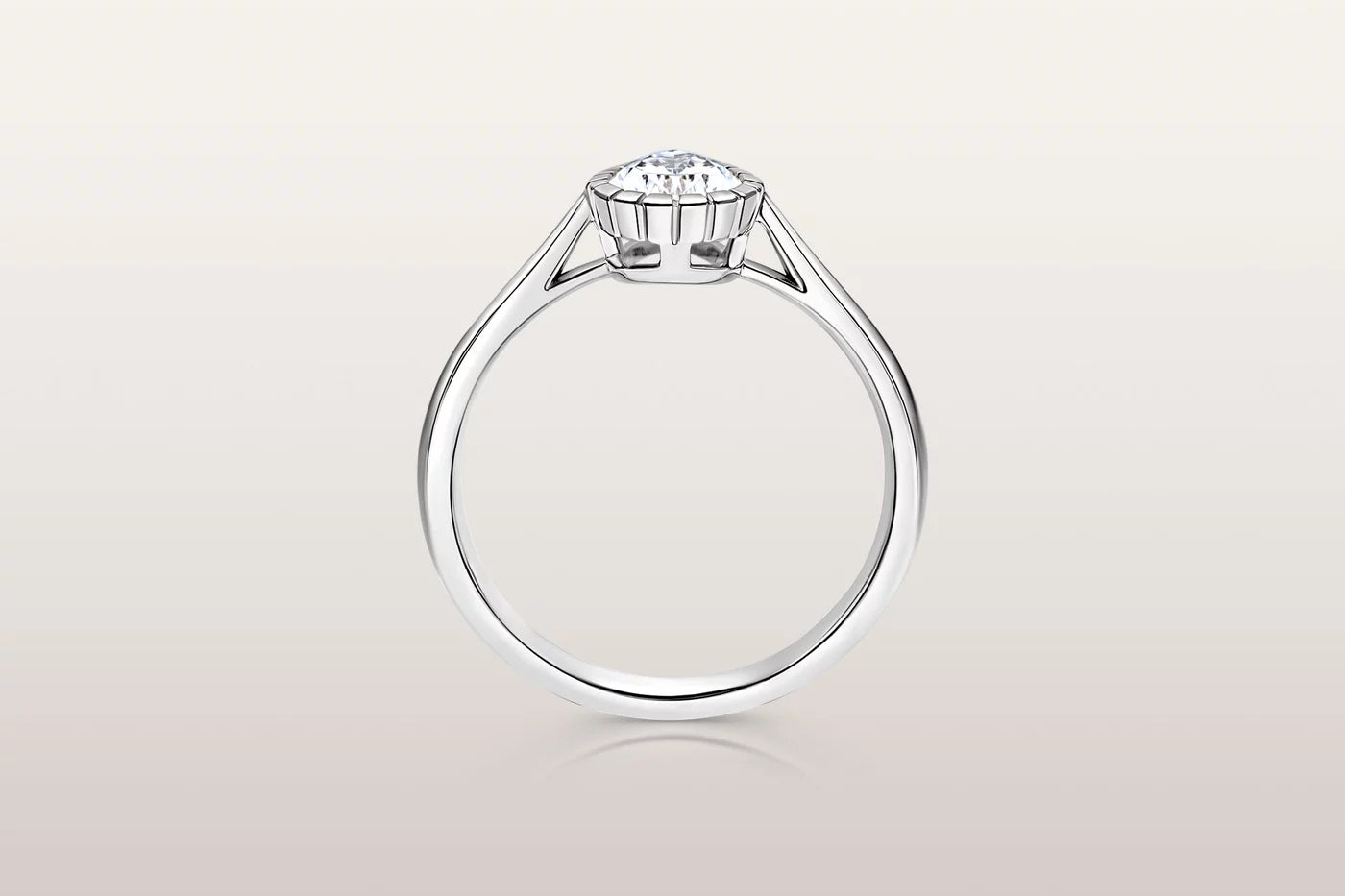 Eternity Pear Ring