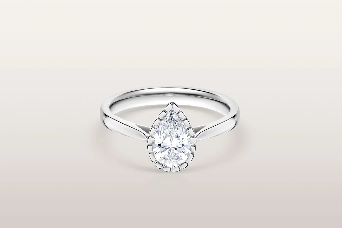 Eternity Pear Ring