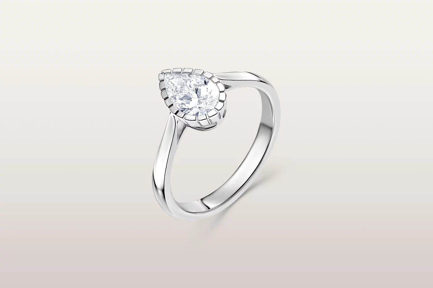 Eternity Pear Ring